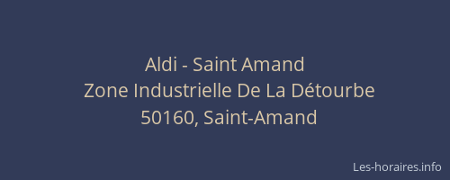 Aldi - Saint Amand