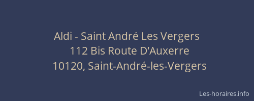 Aldi - Saint André Les Vergers