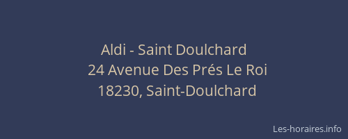 Aldi - Saint Doulchard