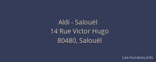 Aldi - Salou&euml;l