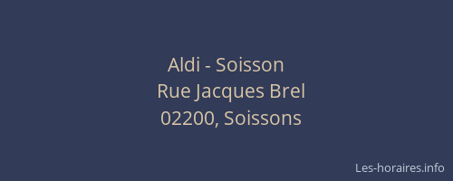 Aldi - Soisson