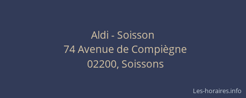 Aldi - Soisson