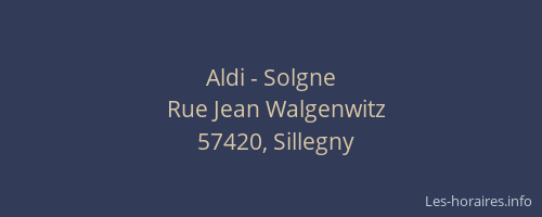 Aldi - Solgne