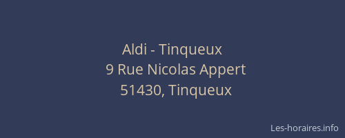 Aldi - Tinqueux