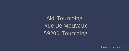 Aldi Tourcoing