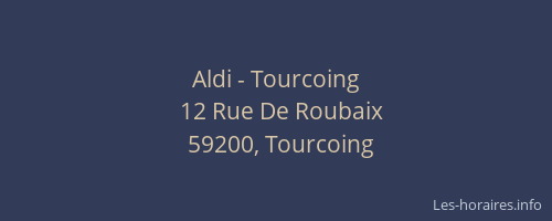 Aldi - Tourcoing