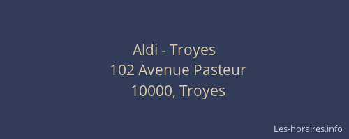 Aldi - Troyes