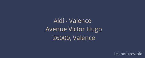 Aldi - Valence