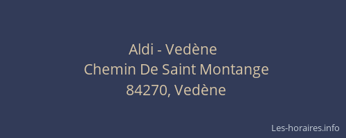 Aldi - Vedène