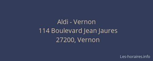 Aldi - Vernon