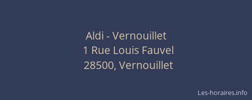 Aldi - Vernouillet