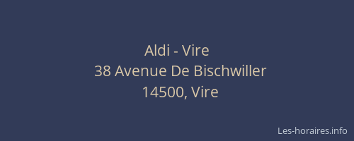 Aldi - Vire