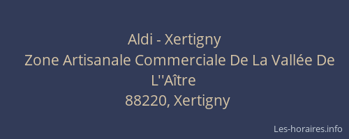 Aldi - Xertigny