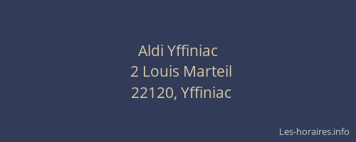 Aldi Yffiniac