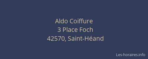 Aldo Coiffure