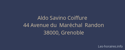 Aldo Savino Coiffure