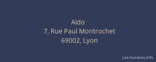 Aldo