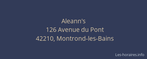 Aleann's
