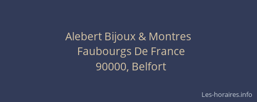 Alebert Bijoux & Montres