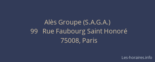Alès Groupe (S.A.G.A.)