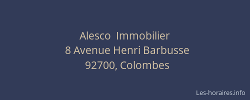 Alesco  Immobilier
