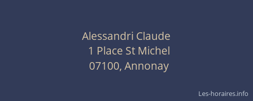 Alessandri Claude