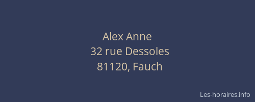 Alex Anne