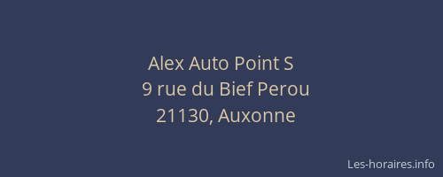 Alex Auto Point S