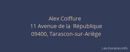 Alex Coiffure