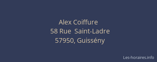 Alex Coiffure