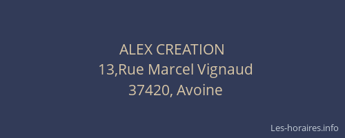 ALEX CREATION