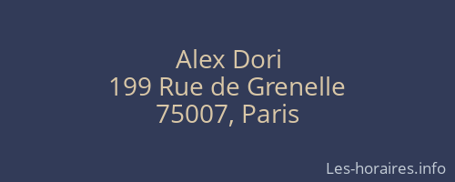 Alex Dori