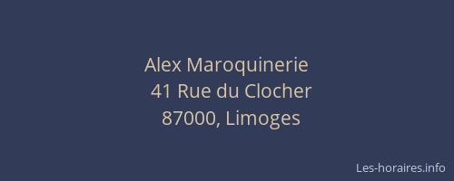 Alex Maroquinerie