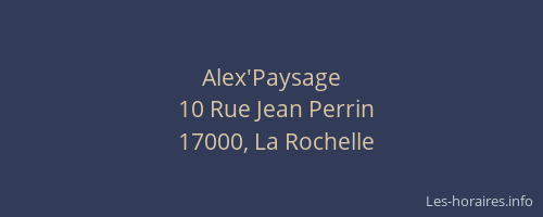 Alex'Paysage