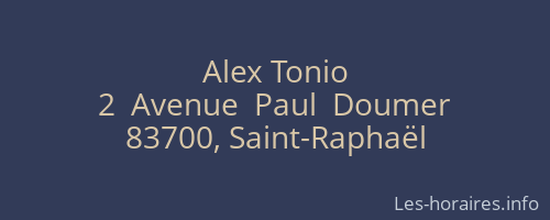 Alex Tonio
