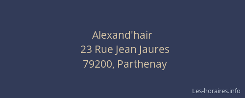 Alexand'hair