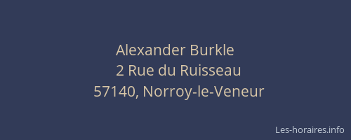 Alexander Burkle