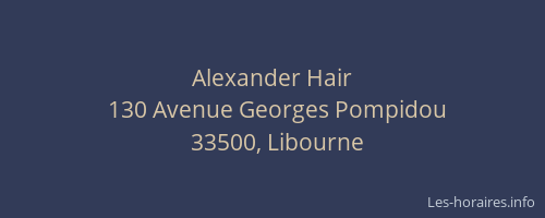 Alexander Hair
