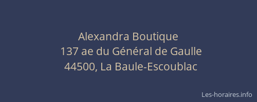 Alexandra Boutique