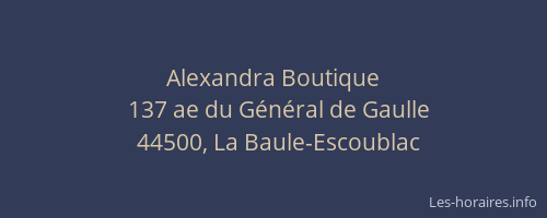 Alexandra Boutique
