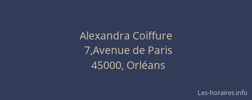 Alexandra Coiffure