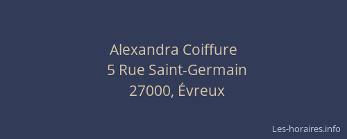 Alexandra Coiffure