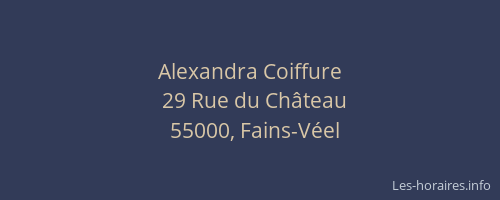 Alexandra Coiffure