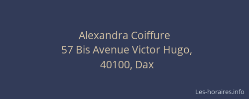 Alexandra Coiffure