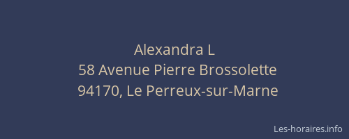 Alexandra L