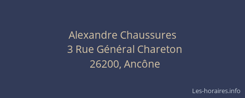 Alexandre Chaussures