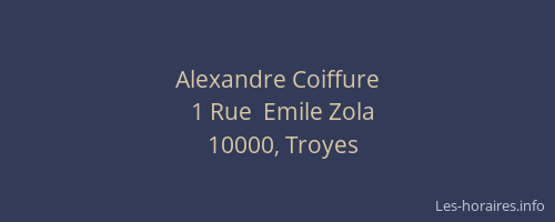 Alexandre Coiffure