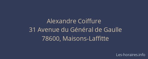 Alexandre Coiffure