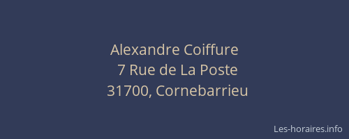 Alexandre Coiffure