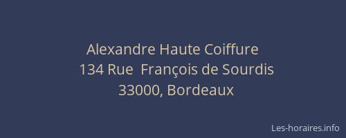 Alexandre Haute Coiffure